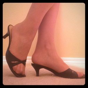 Black Kitten Heels